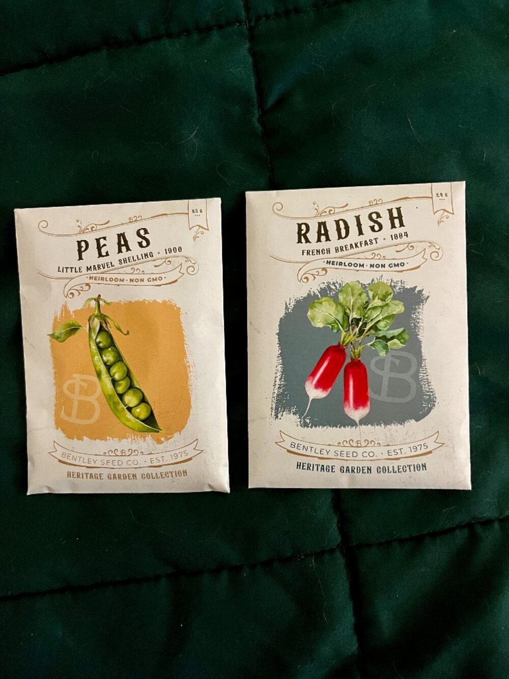 🍒 5/$25 🍒 GARDENING SEEDS | Peas & French Breakfast Radish